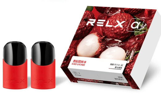 2025年最新 RELX悦刻阿尔法烟弹荔枝冰 一盒含2颗烟弹