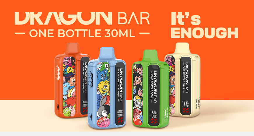 DRAGON BAR 60000 产品介绍：60000口续航+双模式可调+潮流联名设计