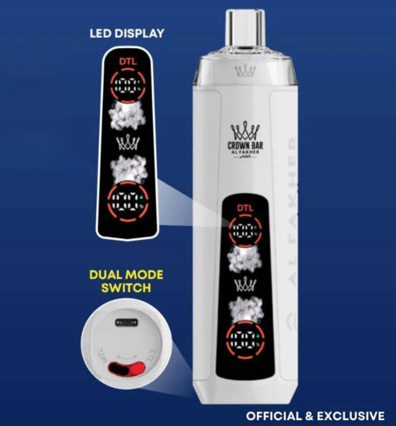 阿尔法赫水晶双模AL FAKHER CRYSTAL DUAL MODE 产品介绍：双模切换+水晶机身+长效续航