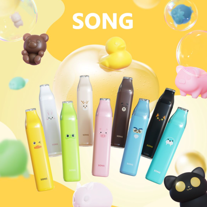 SONG崧条A06(宠物系列)一次性雾化设备 产品科普:8000口长续航·Type‑C可充电·萌宠IP外观·防漏雾化